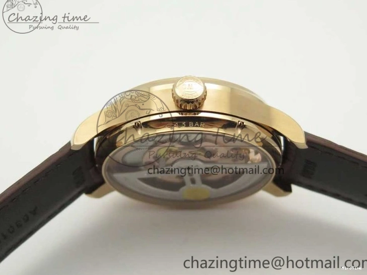 MIROTIME 0217 Portuguese Tourbillon IW5046 RG ZF Best Edition White Dial on Brown Leather Strap UrbanStyle 7144